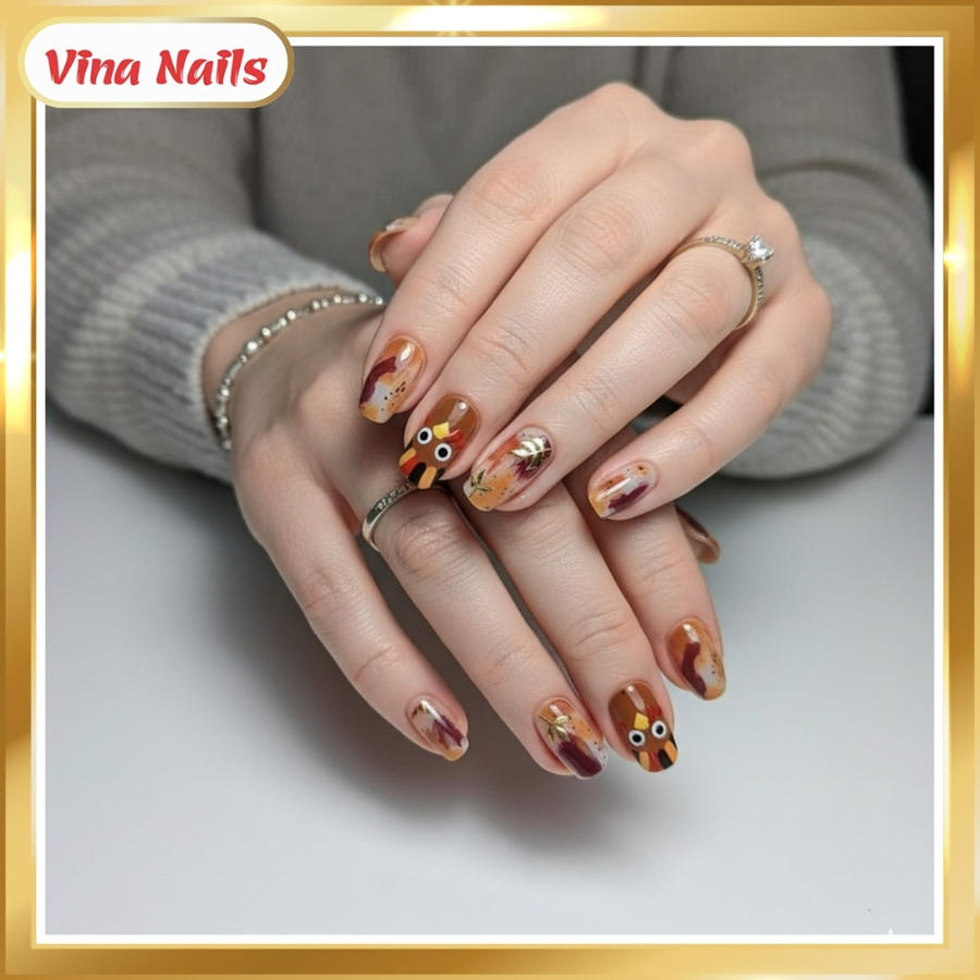 Halloween nail design